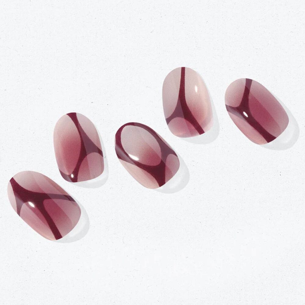 Ohora N Bloody Blushy Semi Cured Gel Nail Polish Strips ND-099-G Halloween